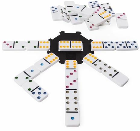 Domino da viaggio, in confezione metallo. Gioco da tavolo - 5