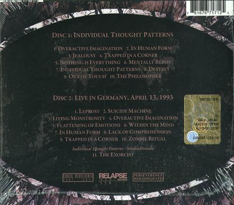Individual Thought Patterns (Deluxe Edition) - CD Audio di Death - 2