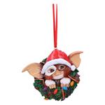 GREMLINS GIZMO IN WREATH HANGING ORNAMEN Decorazioni Natalizie Nemesis Now