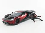 Marvel Jada Toys Ford Gt 2017 With Miles Morales Figure Die Cast Model 1 24