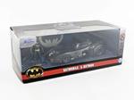 Batman 1989 Hollywood Rides Diecast Model 1/32 1989 Batmobile Con Figura Jada Toys