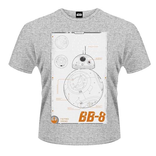 T-Shirt unisex Star Wars The Force Awakens. BB-8 Manual - 3