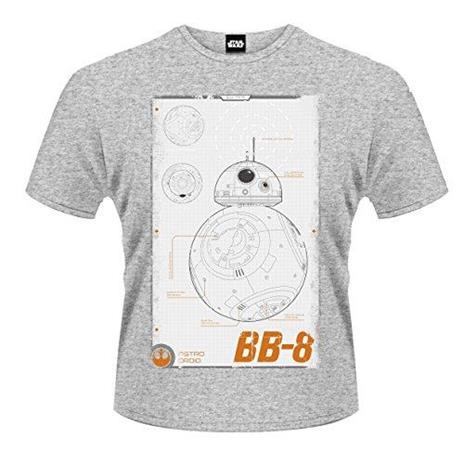 T-Shirt unisex Star Wars The Force Awakens. BB-8 Manual - 2