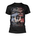 T-Shirt Unisex Tg. L Plan 9 - Earth Vs. The Flying Saucers - Poster Black