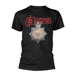 T-Shirt Unisex Tg. XL. Saxon: Strong Arm Of The Law