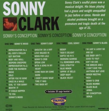 Sonny's Conception - CD Audio di Sonny Clark - 2