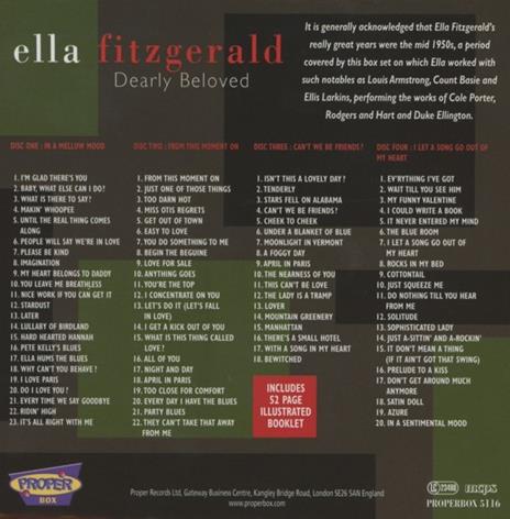 Dearly Beloved - CD Audio di Ella Fitzgerald - 2