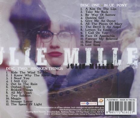 Blue Pony - Broken Things - CD Audio di Julie Miller - 2