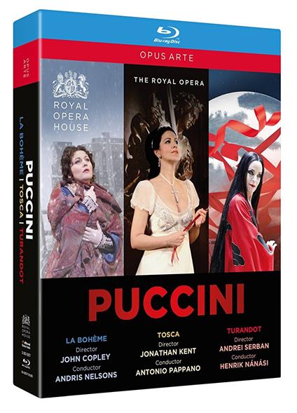 Puccini: La Boheme/Tosca/Turandot (Bd) (3 Blu-ray) - Blu-ray