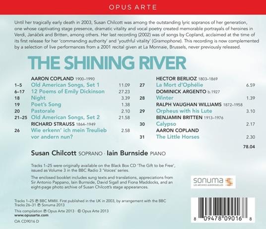 The Shining River - CD Audio di Susan Chilcott - 2