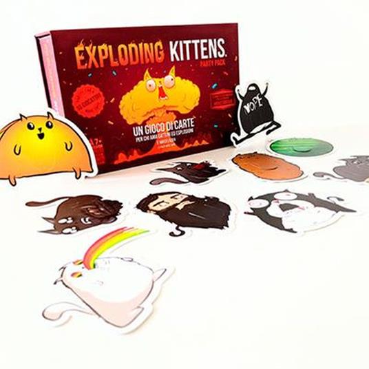 Exploding Kittens Party Pack - Base - ITA. Gioco da tavolo - Asmodee - Exploding  Kittens - Giochi di ruolo e strategia - Giocattoli | laFeltrinelli