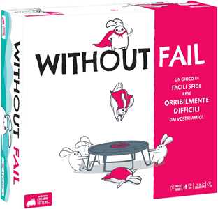 Giocattolo Asmodee Without Fail, un Gioco da Tavolo di Exploding Kittens, 10+ Anni, 2+ Giocatori, Edizione in Italiano Asmodee