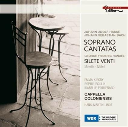 Silete Venti / La Gelosia / Non sa che sia dolore BWV209 - CD Audio di Johann Sebastian Bach,Johann Adolph Hasse,Georg Friedrich Händel,Emma Kirkby,Cappella Coloniensis