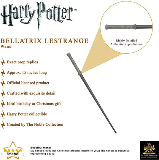 Harry Potter - Bacchetta Magica di Bellatrix Lestrange (Ed. Blister) -  Noble Collection - TV & Movies - Giocattoli | laFeltrinelli