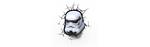 Lampada Muro Star Wars Stormtrooper Episode 7 3D Fx Led Con Timer