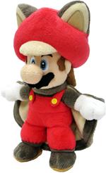 Peluche Super Mario Bros.: Flying Squirrel Mario 9 Inch