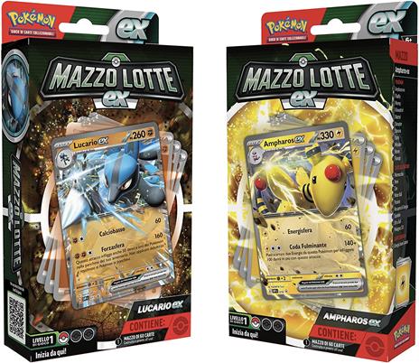 Pokemon Mazzo Lotte EX Ampharos-Ex / Lucario-Ex - 2