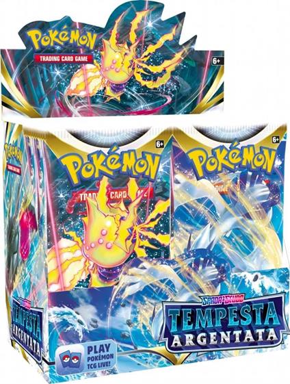 Pokemon Spada e Scudo Tempesta Argentata Box 36 Buste