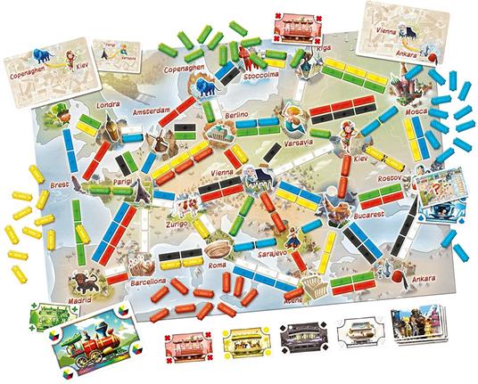 Ticket to Ride: Primo Viaggio. Base - ITA. Gioco da tavolo - 9