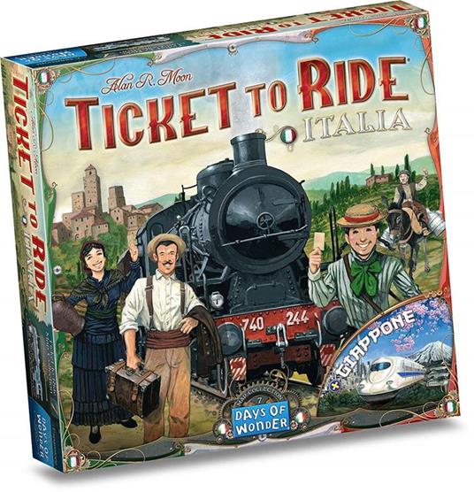 Ticket to Ride - Italia + Giappone. Esp. - ITA. Gioco da tavolo