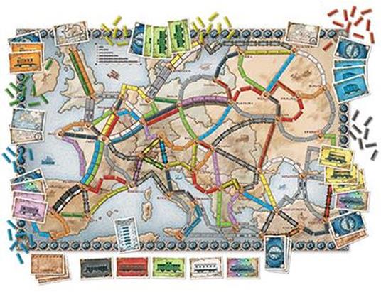 Ticket to Ride Europa. Base - ITA. Gioco da tavolo - 10