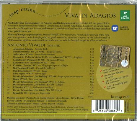 Vivaldi Adagios (Serie Inspiration) - CD Audio di Antonio Vivaldi - 2