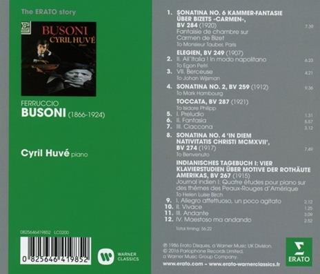 Musica per pianoforte - CD Audio di Ferruccio Busoni,Cyril Huvé - 2