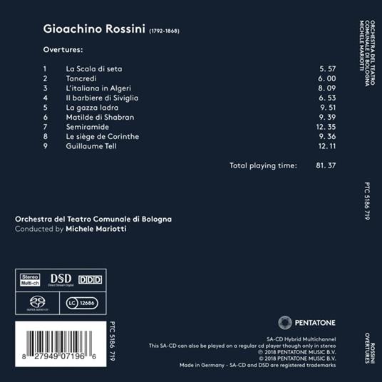 Overtures - CD Audio di Gioachino Rossini - 2