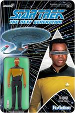 Star Trek: The Next Generation Reaction Action Figura Wave 2 Lt. Commander La Forge 10 Cm Super7