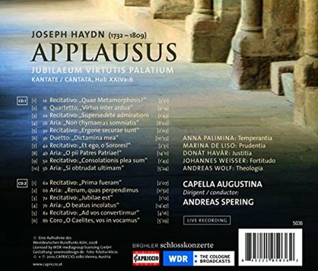 Applausus, Jubilaeum - CD Audio di Franz Joseph Haydn - 2