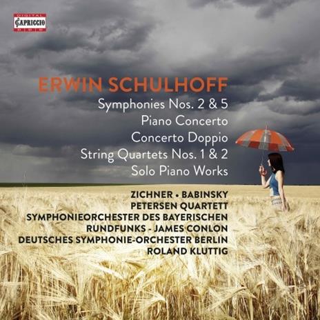 Sinfonia n.2, n.5 - Quartetti per archi - Musica per pianoforte solo - CD Audio di Erwin Schulhoff