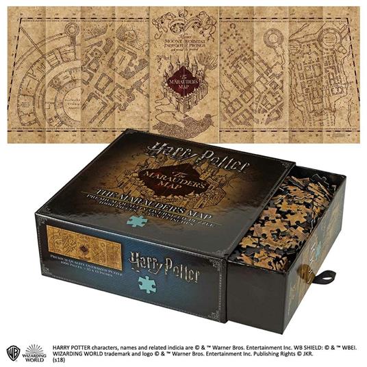 Puzzle da 1000 Pezzi - Harry Potter: La Mappa del Malandrino - Noble  Collection - Puzzle da 300 a 1000 pezzi - Giocattoli