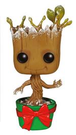 Pop Culture Guardians Of The Galaxy Holiday Dancing Groot Snow Le Figure New!