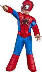 Rubies II - Costumi - Marvel: Spidey and His Amazing Friends Spider-man Deluxe Costume Bambino 2-3 anni