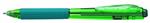 Pentel Feel-it! WOW! Verde Clip-on retractable ballpoint pen 12 pezzo(i)