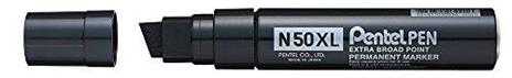 Pentel N50XL marcatore permanente XL punta scalpello gigante nero - 2