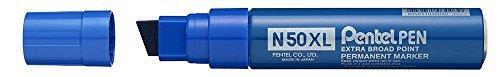 Pentel N50XL marcatore permanente XL punta scalpello gigante blu - 2