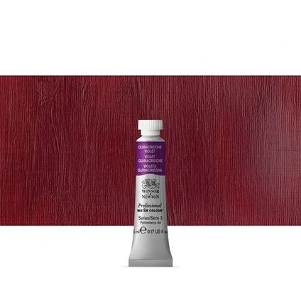 Acquarello Winsor & Newton Pwc Tubo 5ml -violetto Quinacridone – 550 -  Winsor & Newton - Cartoleria e scuola