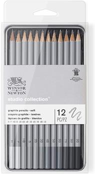 Matite Winsor & Newton In Grafite Set 12 Pezzi