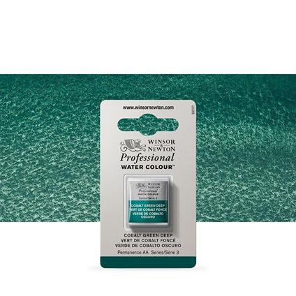 Acquarello Winsor & Newton Pwc 1/2 Godet – Verde Cobalto Scuro