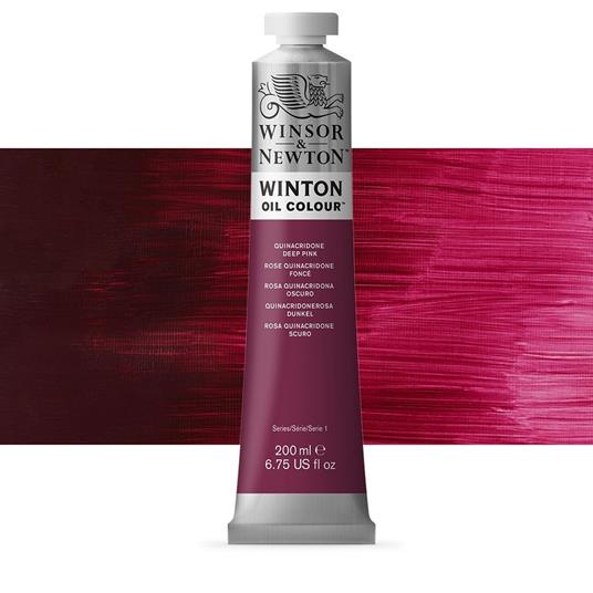 Colore A Olio Winton Winsor & Newton 200ml -rosa Quinacridone Scuro
