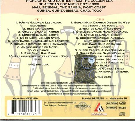 Golden Afrique - CD Audio - 2