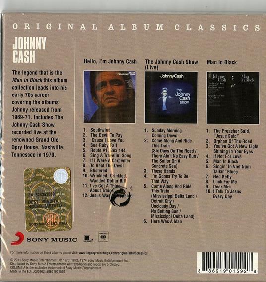 Original Album Classics - CD Audio di Johnny Cash - 2