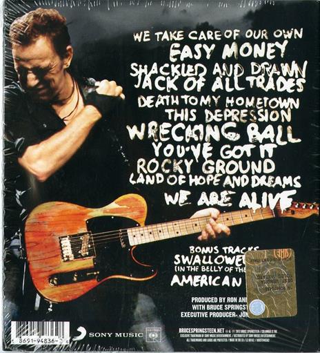 Wrecking Ball (Special Edition) - CD Audio di Bruce Springsteen - 2