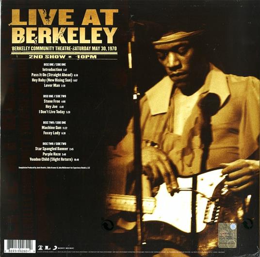 Live at Berkeley - Vinile LP di Jimi Hendrix - 2