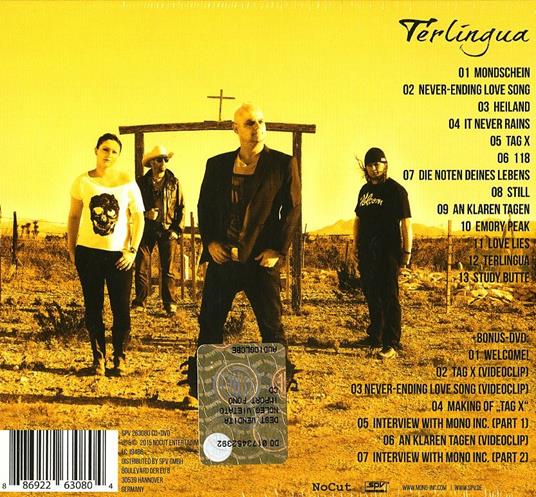 Terlingua - CD Audio + DVD di Mono Inc.