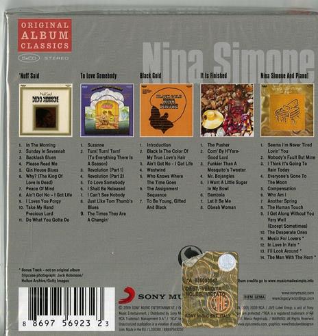 Original Album Classics - CD Audio di Nina Simone - 2