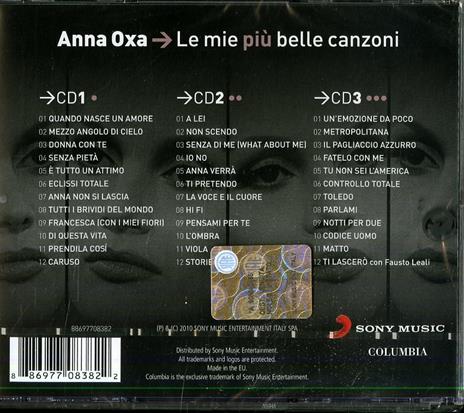 Le mie più belle canzoni - Anna Oxa - CD | laFeltrinelli