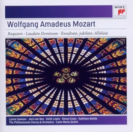 Requiem - Laudate Dominum - Exsultate Jubilate - CD Audio di Wolfgang Amadeus Mozart,Carlo Maria Giulini,Philharmonia Orchestra