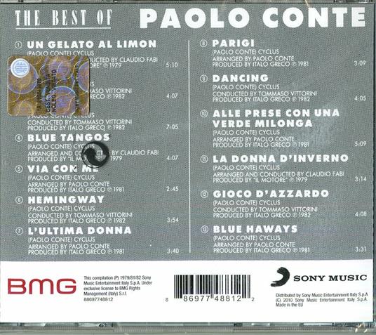 The Best of Paolo Conte - CD Audio di Paolo Conte - 2